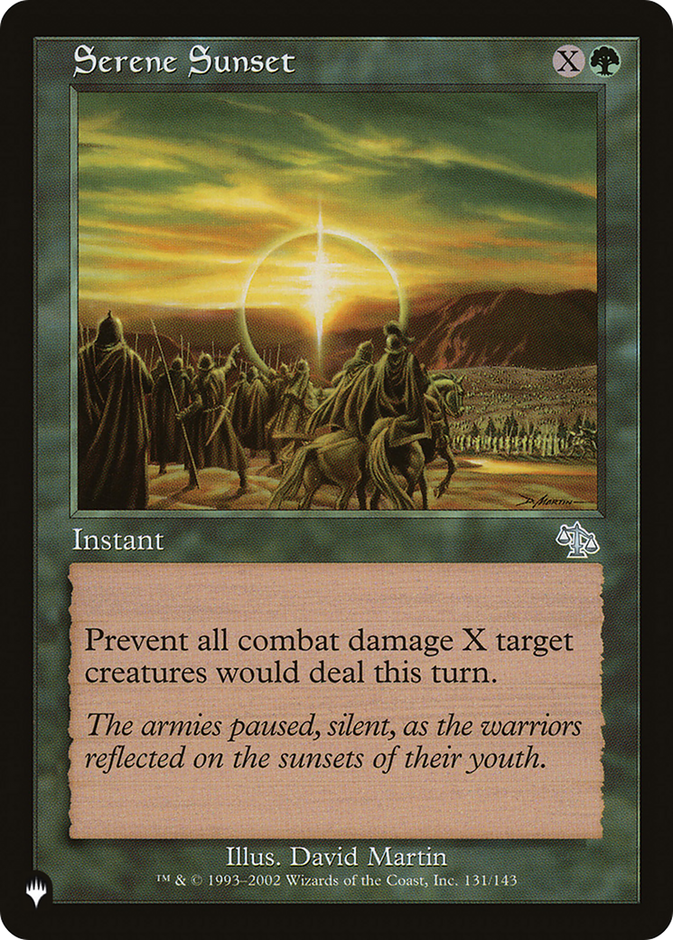 Serene Sunset (LIST-JUD-131) [The List]