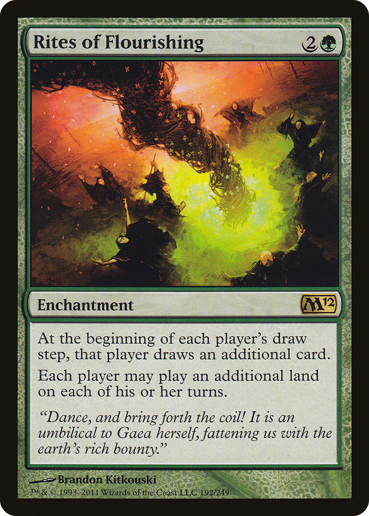 Rites of Flourishing (M12-192) [Magic 2012]