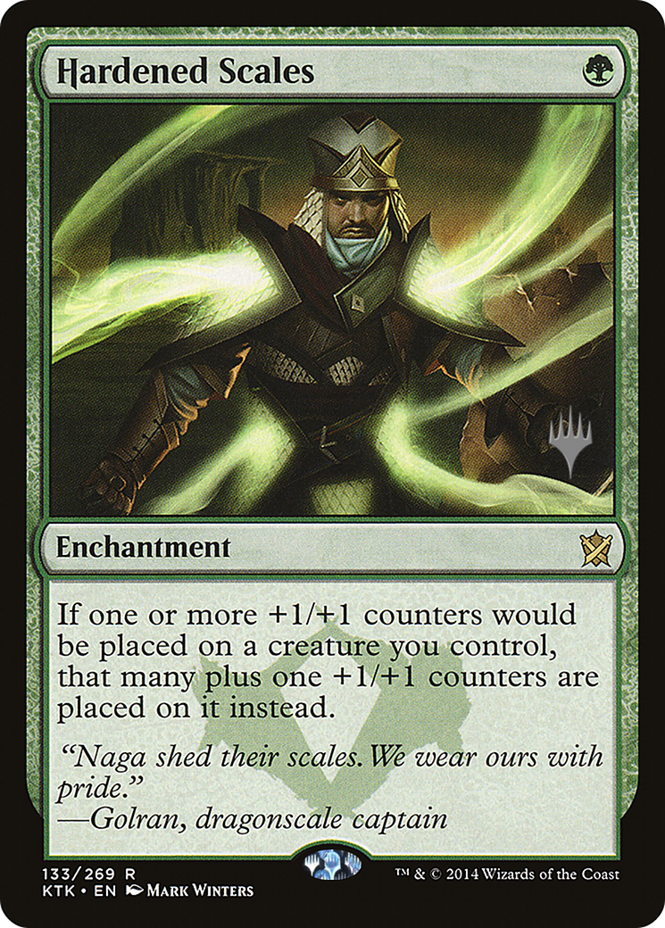 Hardened Scales (PPIKO-133P) [Promo Pack: Khans of Tarkir Promos]