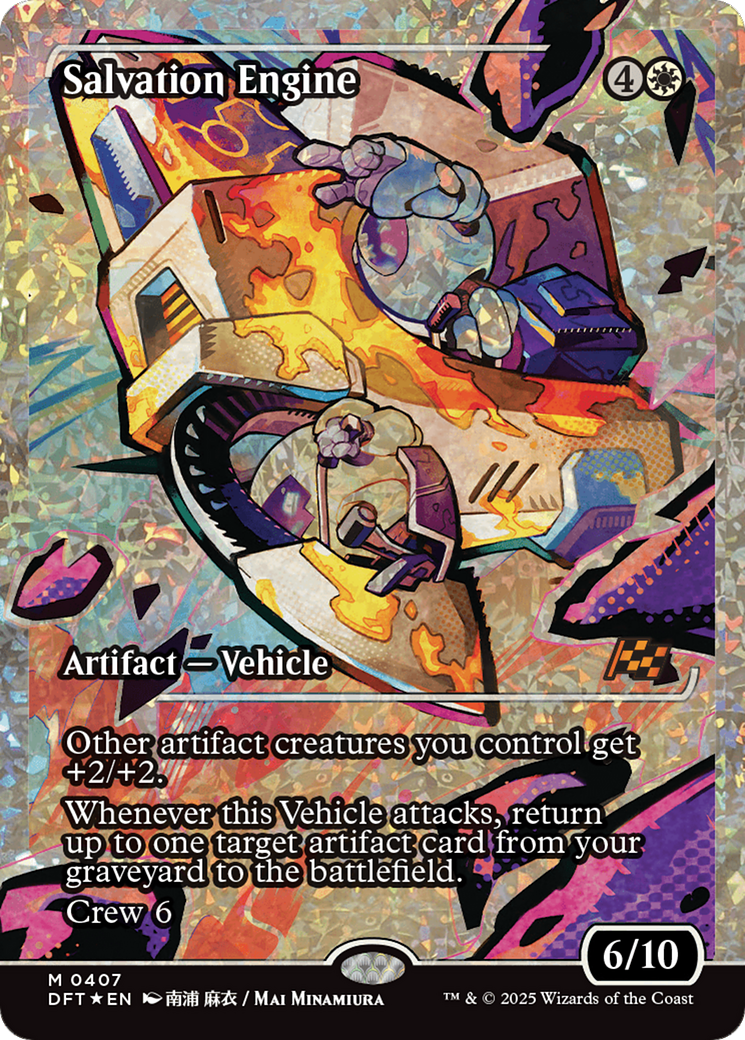 Salvation Engine (DFT-407) [Aetherdrift]: (Showcase) Foil