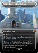 White Tower of Ecthelion - Karakas (Surge Foil) (LTC-397) [Tales of Middle-earth Commander] / White Tower of Ecthelion (Borderless) Foil