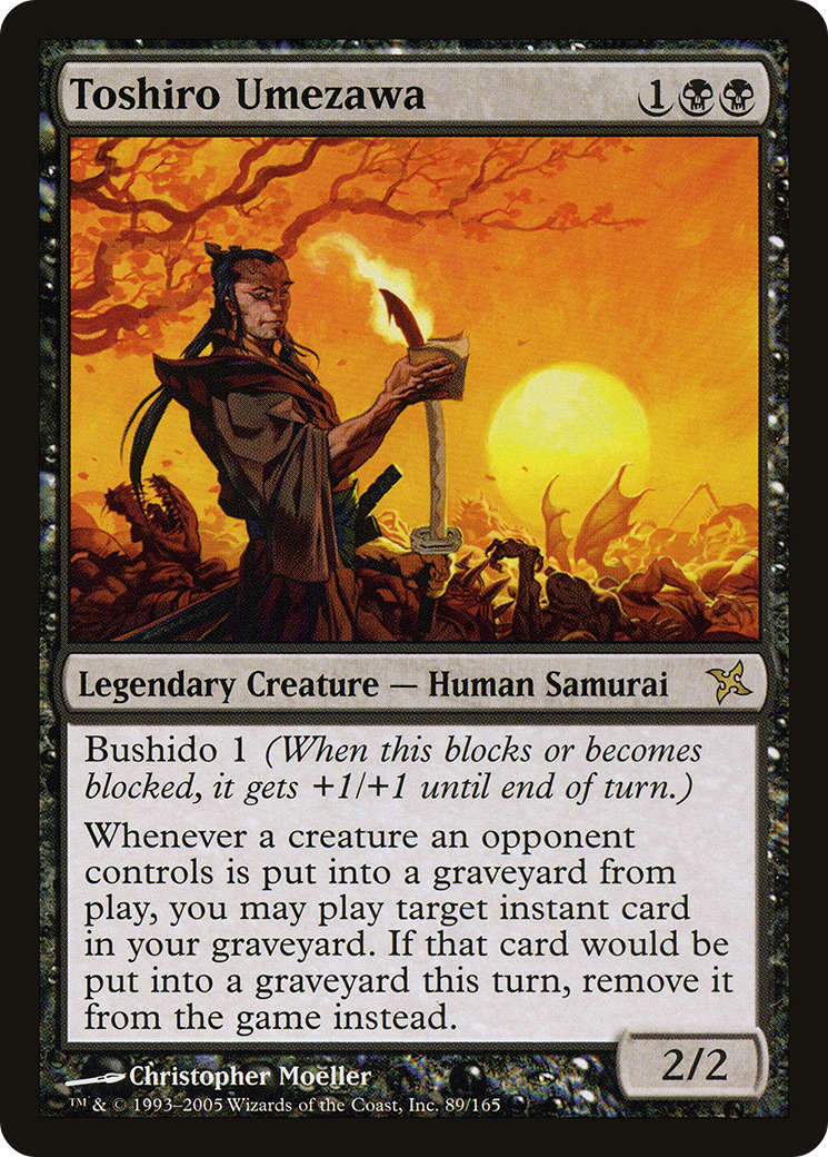 Toshiro Umezawa (BOK-089) [Betrayers of Kamigawa] Foil