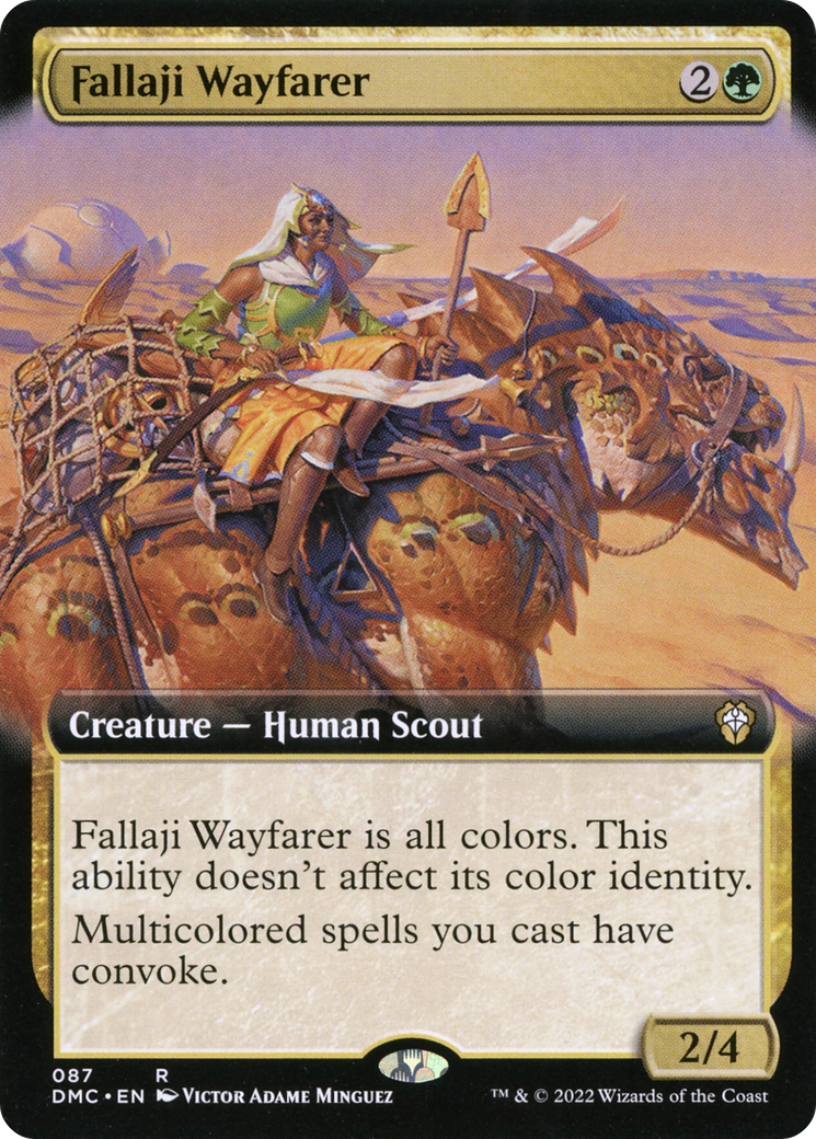 Fallaji Wayfarer (Extended Art) (DMC-087) [Dominaria United Commander]