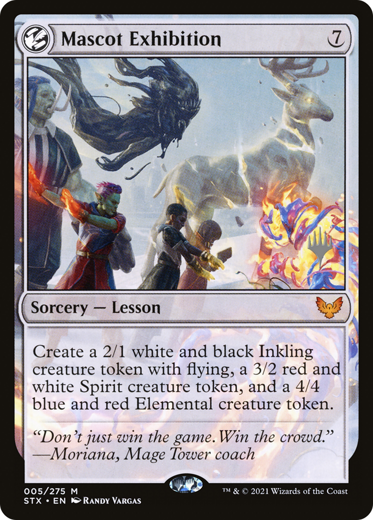 Mascot Exhibition (PPSTX-05P) [Promo Pack: Strixhaven: School of Mages Promos] Foil