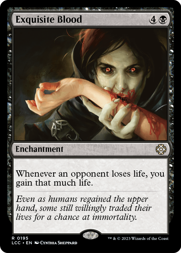 Exquisite Blood (LCC-195) [The Lost Caverns of Ixalan Commander]
