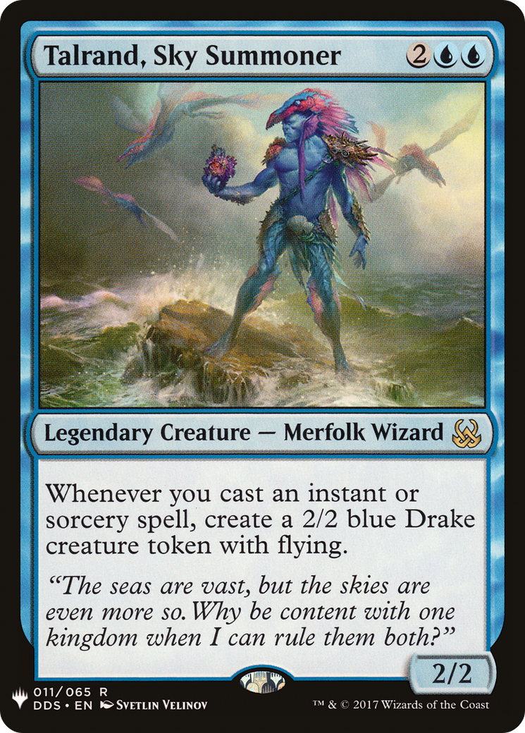 Talrand, Sky Summoner (LIST-DDS-11) [The List]