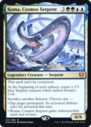 Koma, Cosmos Serpent (PRE-221S) [Kaldheim Promos] Foil