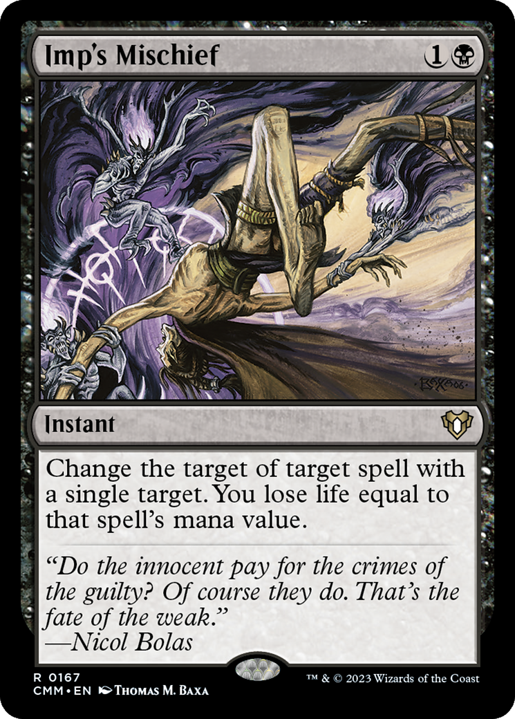 Imp's Mischief (CMM-167) [Commander Masters] Foil
