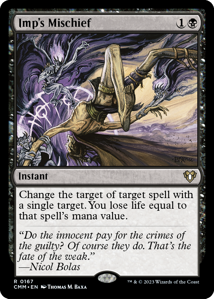 Imp's Mischief (CMM-167) [Commander Masters] Foil