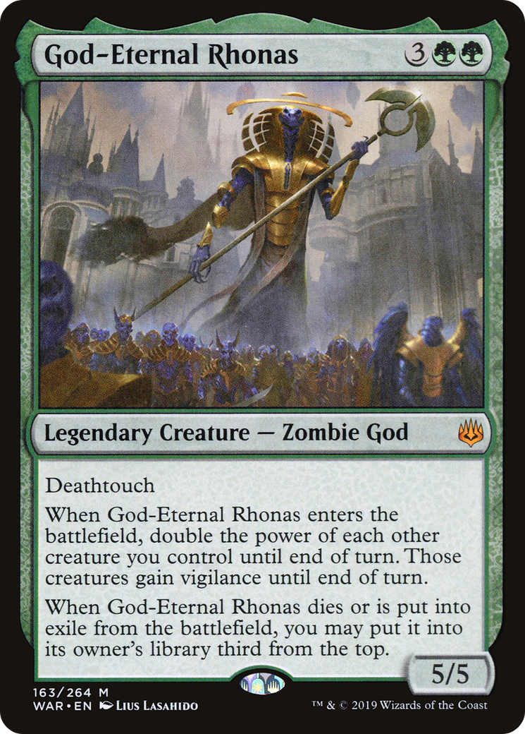 God-Eternal Rhonas (WAR-163) [War of the Spark] Foil