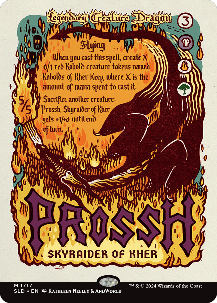Prossh, Skyraider of Kher (SLD-1717) [Secret Lair Drop] (Borderless)