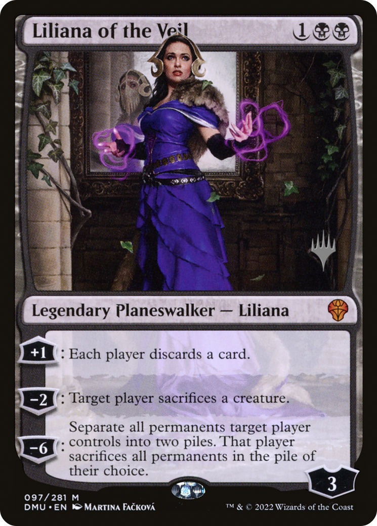 Liliana of the Veil (PPDMU-097) [Promo Pack: Dominaria United Promos]