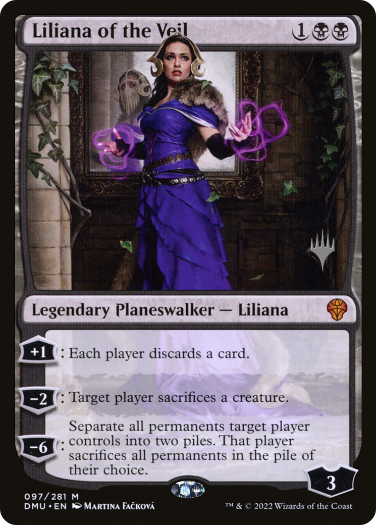Liliana of the Veil (PPDMU-97P) [Dominaria United Promos] Foil