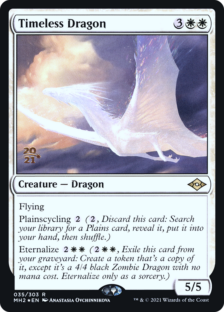 Timeless Dragon (PRE-35S) [Modern Horizons 2 Promos] Foil