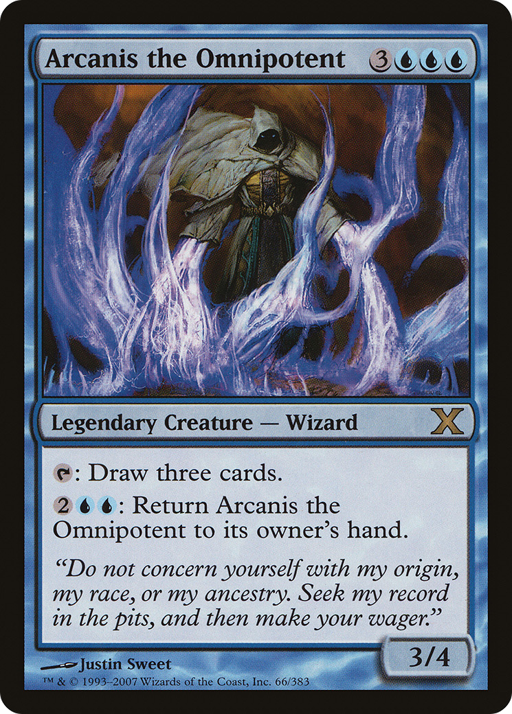 Arcanis the Omnipotent (10E-066) [Tenth Edition] Foil