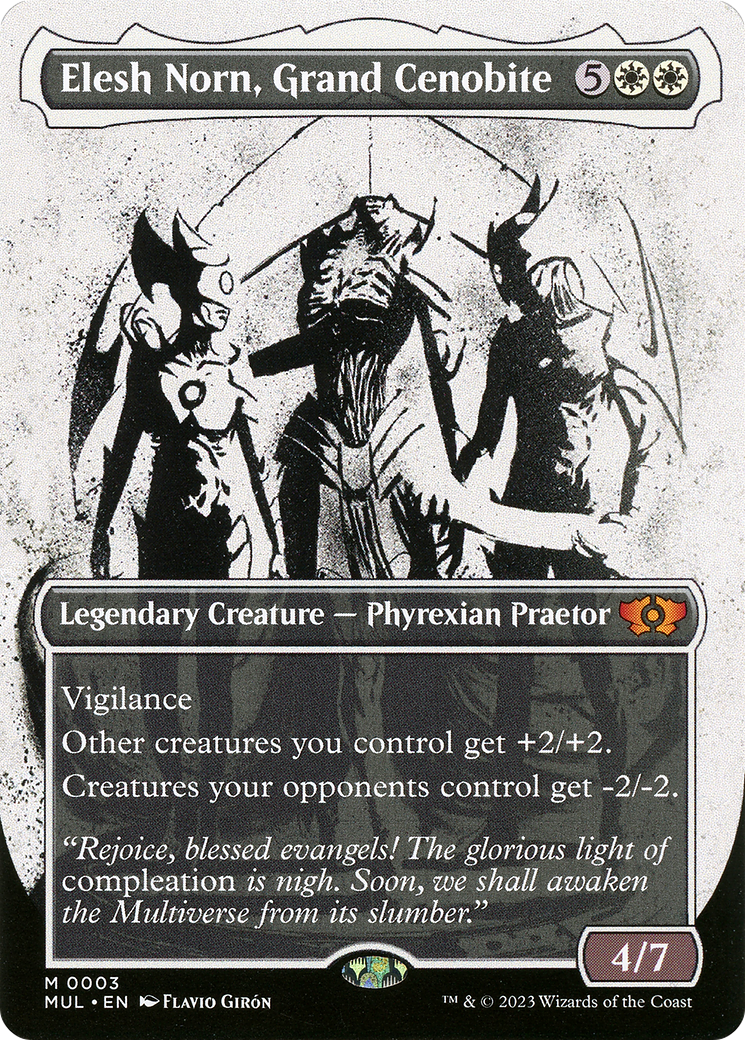 Elesh Norn, Grand Cenobite (MUL-003) [Multiverse Legends]: (Showcase) (Borderless)