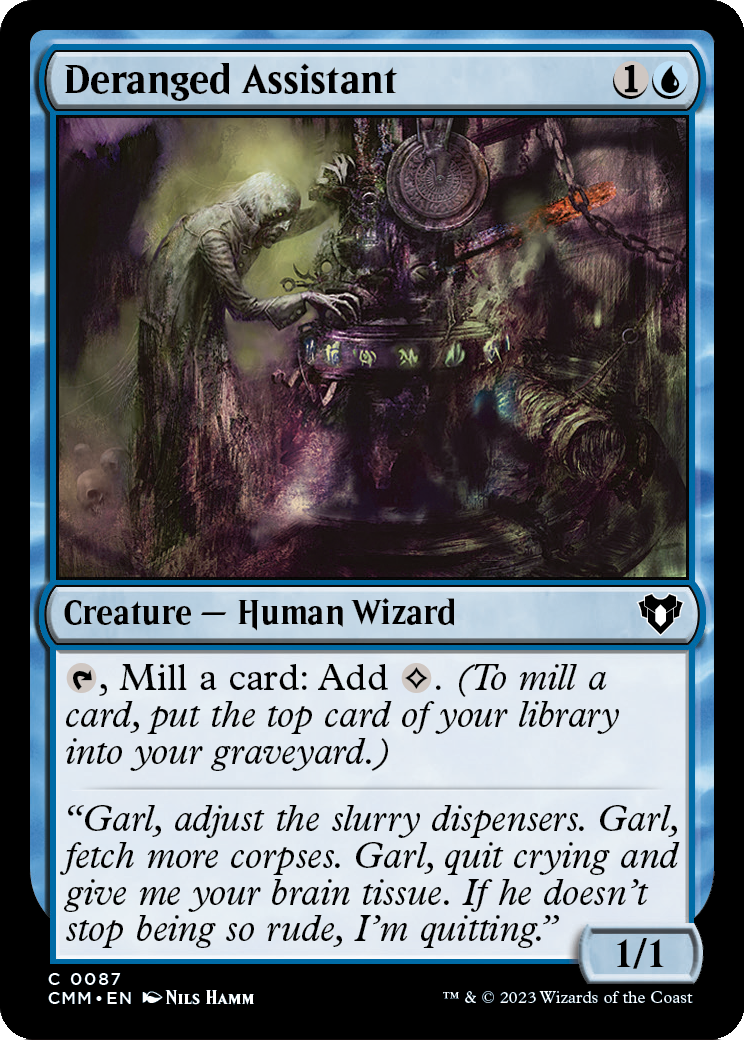 Deranged Assistant (CMM-087) [Commander Masters]