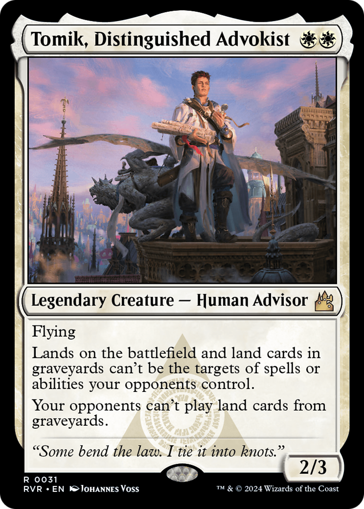 Tomik, Distinguished Advokist (RVR-031) [Ravnica Remastered]