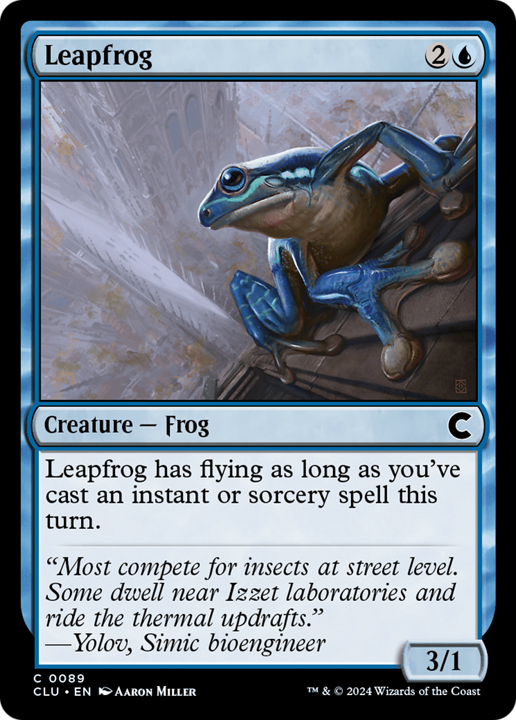 Leapfrog (CLU-089) [Ravnica: Clue Edition]