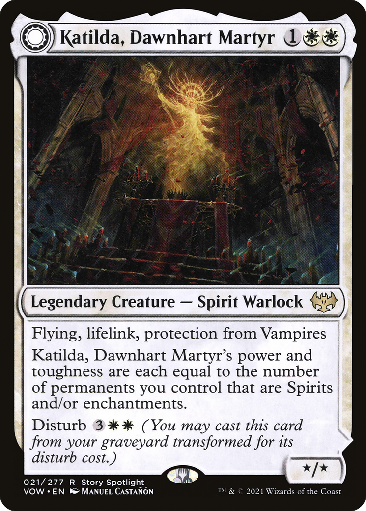 Katilda, Dawnhart Martyr (VOW-021) [Innistrad: Crimson Vow]