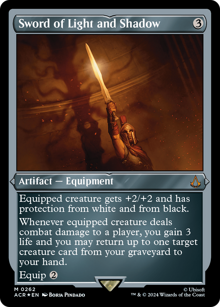 Sword of Light and Shadow (ACR-262) [Assassin's Creed] Etched Foil