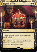 Sign in Blood (STA-032) [Strixhaven Mystical Archive]: (Showcase) (Borderless)
