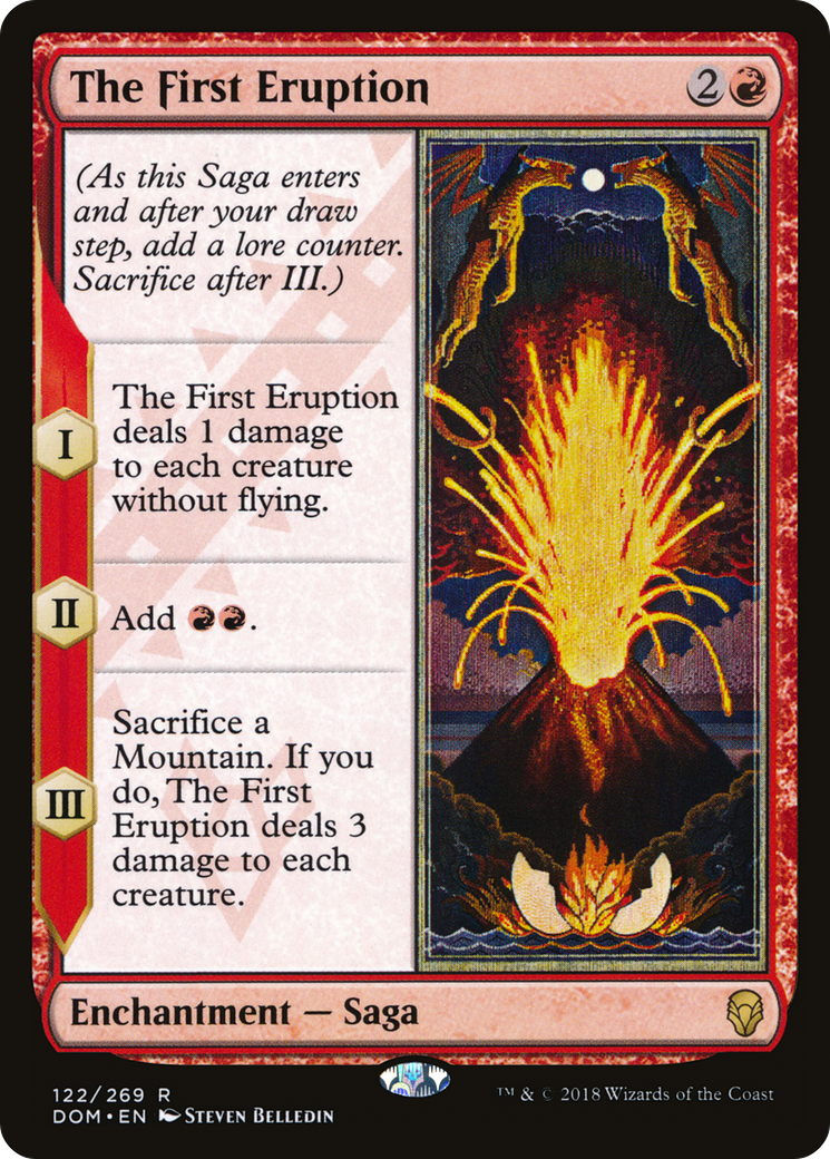 The First Eruption (DOM-122) [Dominaria]