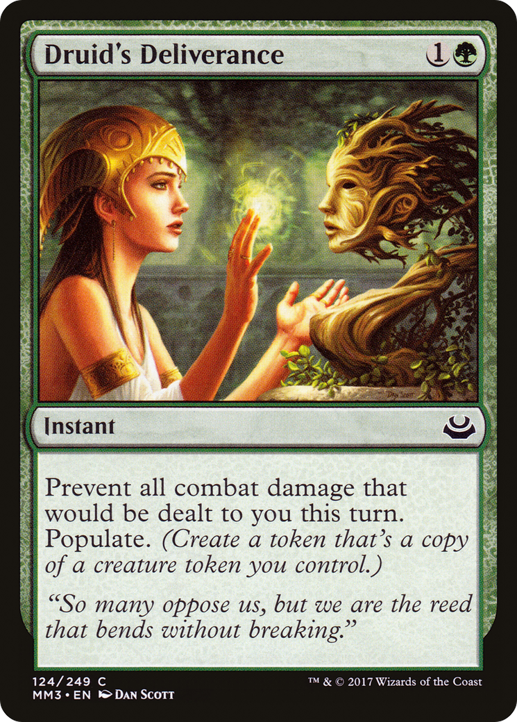 Druid's Deliverance (MM3-124) [Modern Masters 2017] Foil