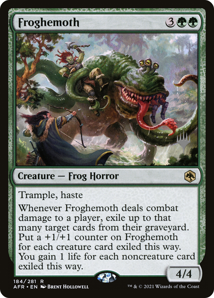 Froghemoth (PPAFR-184P) [Adventures in the Forgotten Realms Promos] Foil