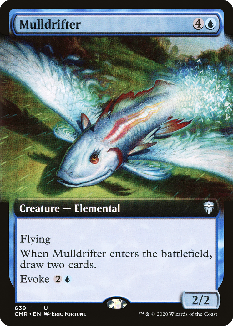Mulldrifter (CMR-639) [Commander Legends]: (Extended Art) Foil
