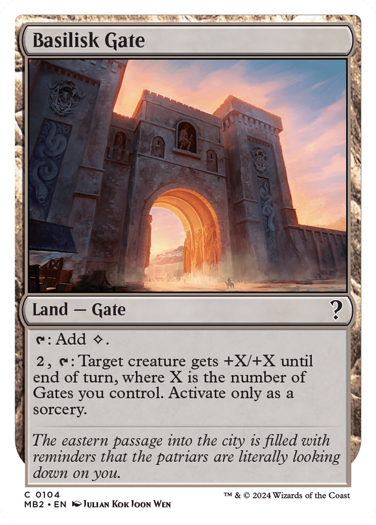 Basilisk Gate (MB2-104) [Mystery Booster 2]