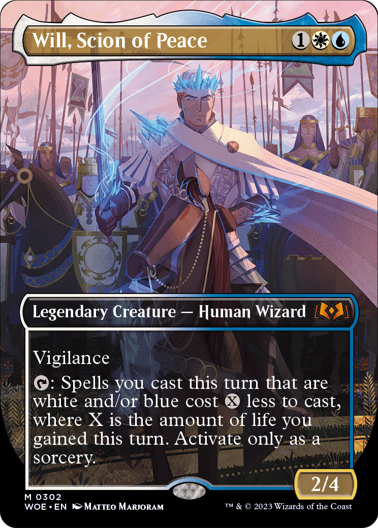 Will, Scion of Peace (Borderless) (WOE-302) [Wilds of Eldraine] Foil