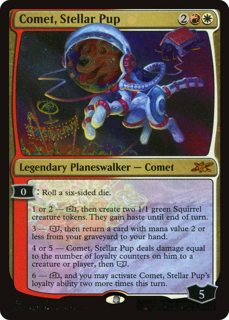 Comet, Stellar Pup (UNF-452) [Unfinity] Foil