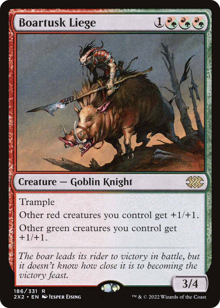 Boartusk Liege (2X2-186) [Double Masters 2022]