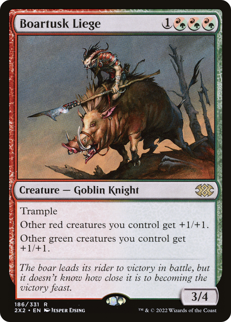 Boartusk Liege (2X2-186) [Double Masters 2022]