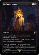 Diabolic Intent (Borderless) (LTC-526) [Tales of Middle-earth Commander] (Borderless)