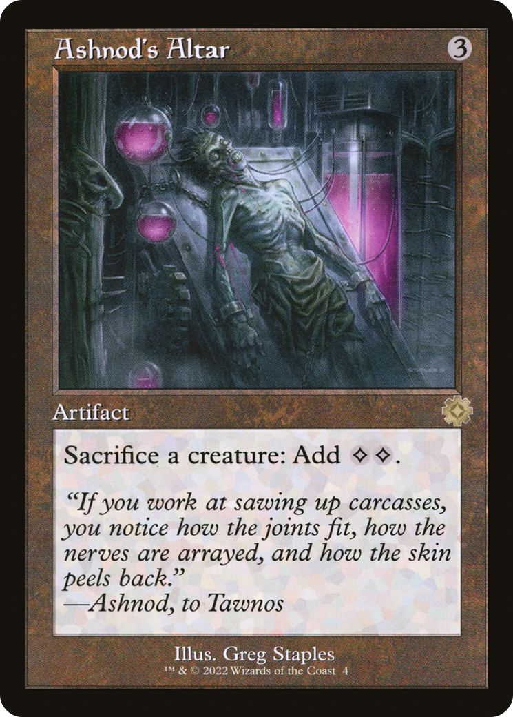 Ashnod's Altar (BRR-004) [The Brothers' War Retro Artifacts]