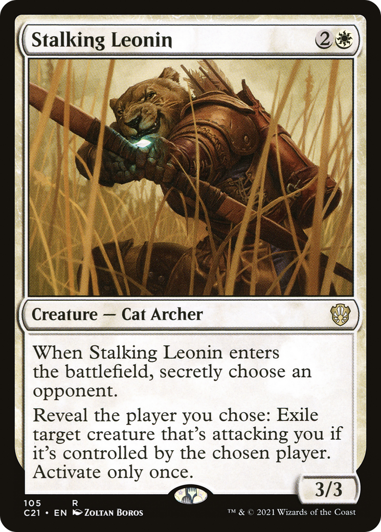 Stalking Leonin (C21-105) [Commander 2021]