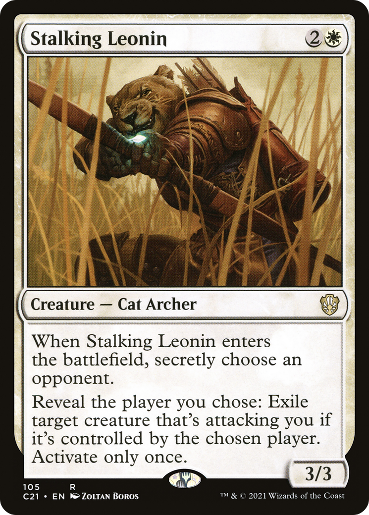 Stalking Leonin (C21-105) [Commander 2021]