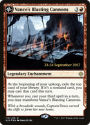 Vance's Blasting Cannons (PRE-173S) [Ixalan Promos] Foil