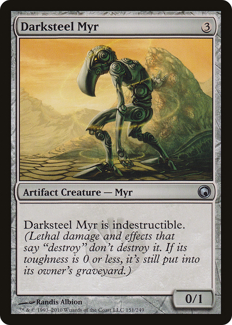 Darksteel Myr (SOM-151) [Scars of Mirrodin] Foil