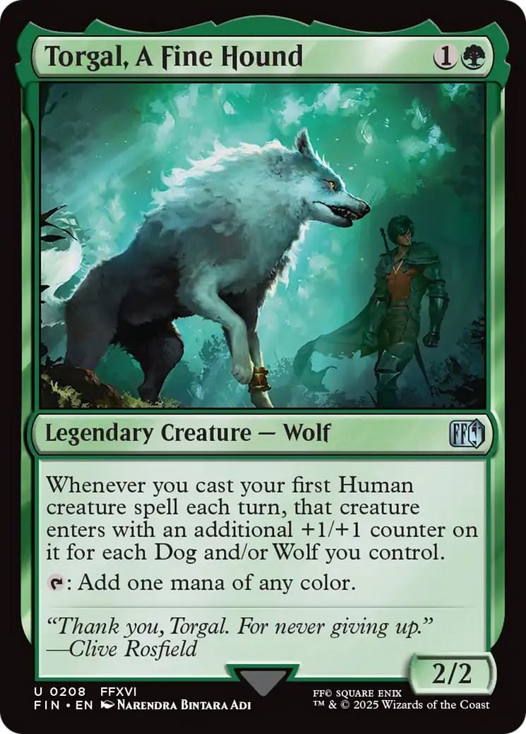 Torgal, A Fine Hound (FIN-208) [FINAL FANTASY]
