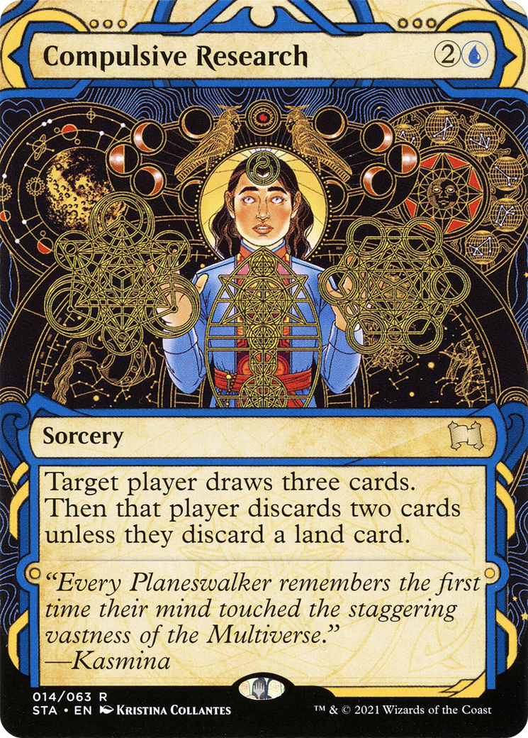 Compulsive Research (STA-014) [Strixhaven Mystical Archive]: (Showcase) (Borderless)