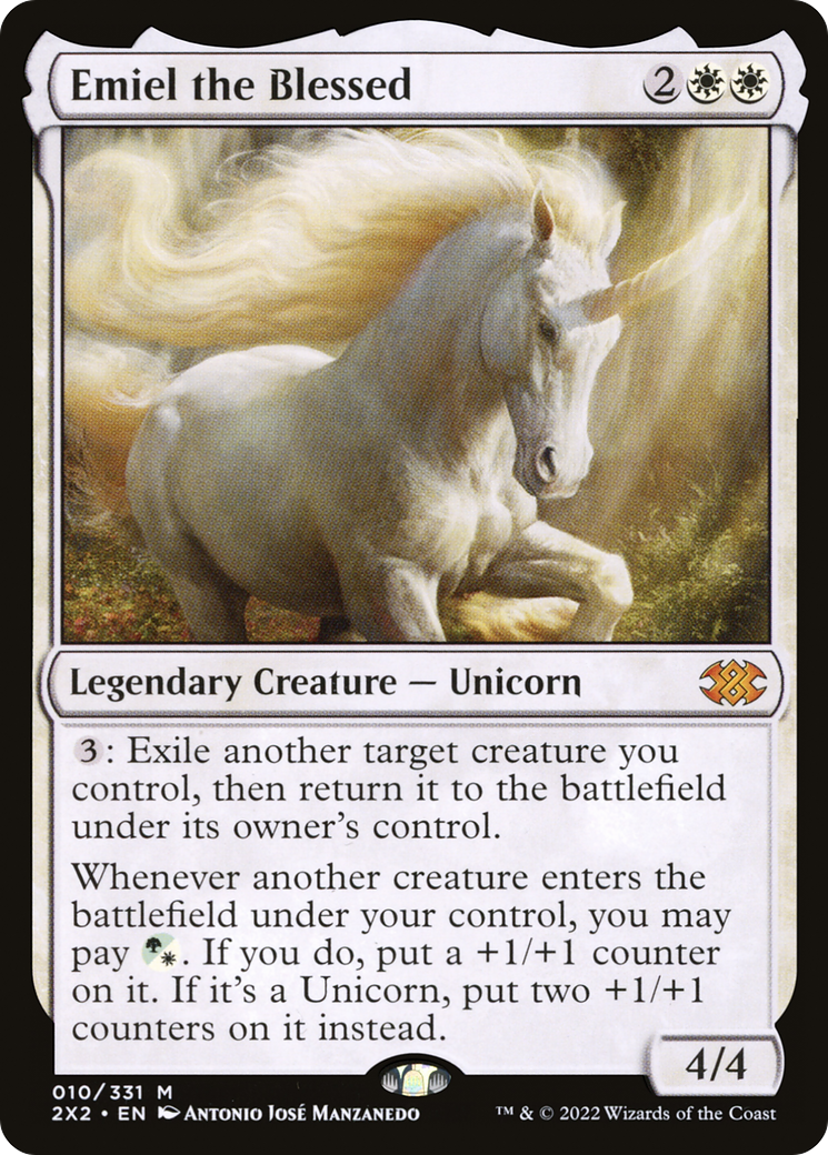 Emiel the Blessed (2X2-010) [Double Masters 2022]