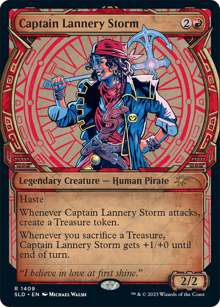 Captain Lannery Storm (SLD-1409) [Secret Lair Drop]: (Showcase)