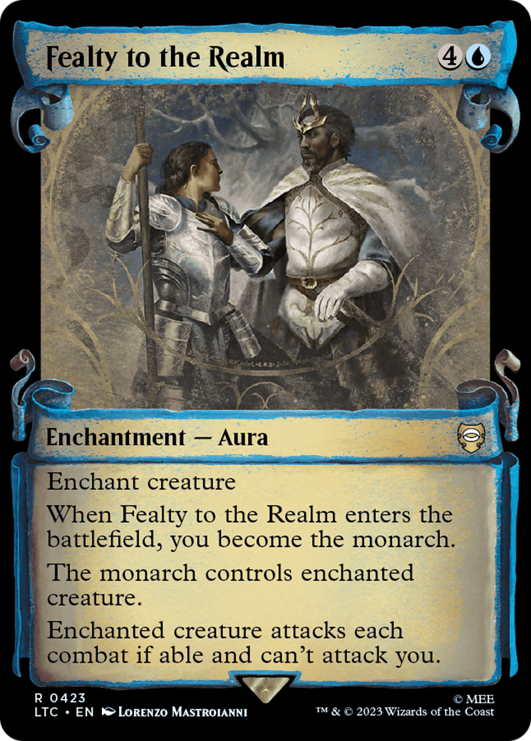 Fealty to the Realm (LTC-423) [Tales of Middle-earth Commander]: (Showcase) Foil