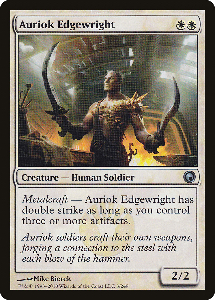 Auriok Edgewright (SOM-003) [Scars of Mirrodin]