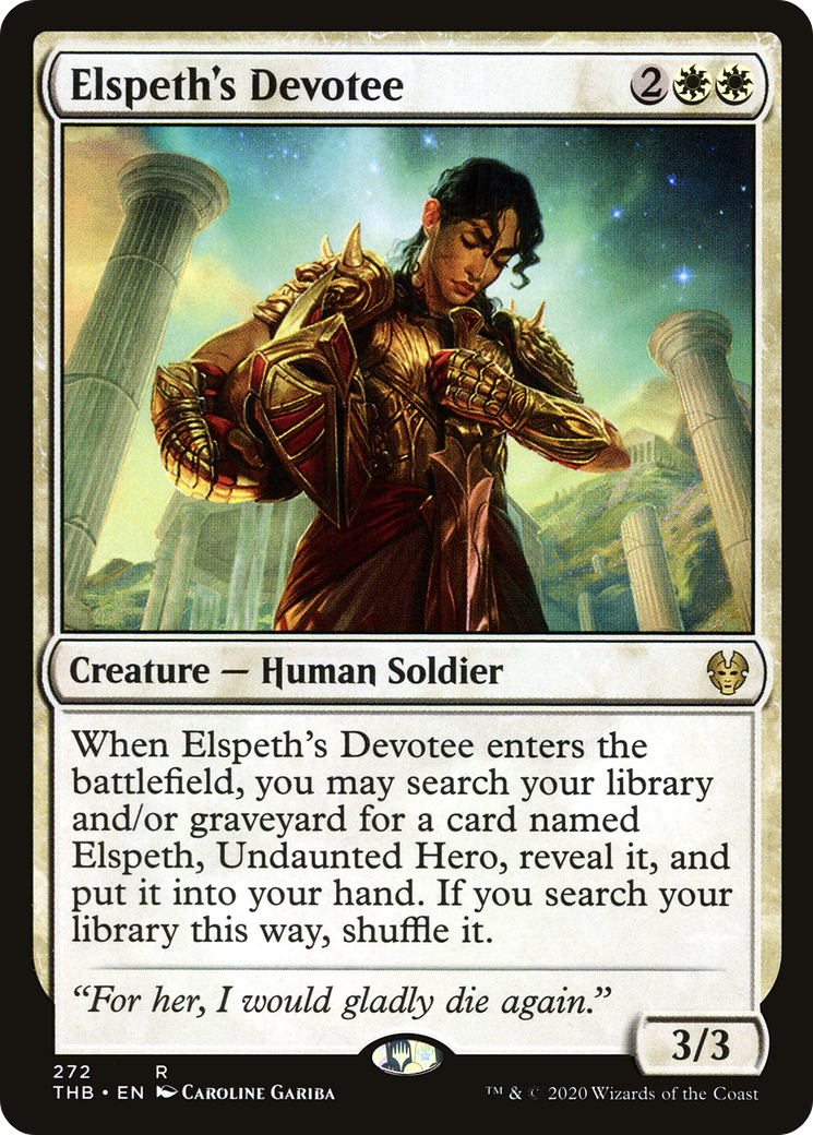 Elspeth's Devotee (THB-272) [Theros Beyond Death]