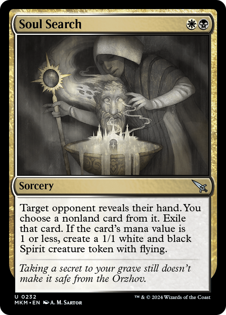 Soul Search (MKM-232) [Murders at Karlov Manor] Foil