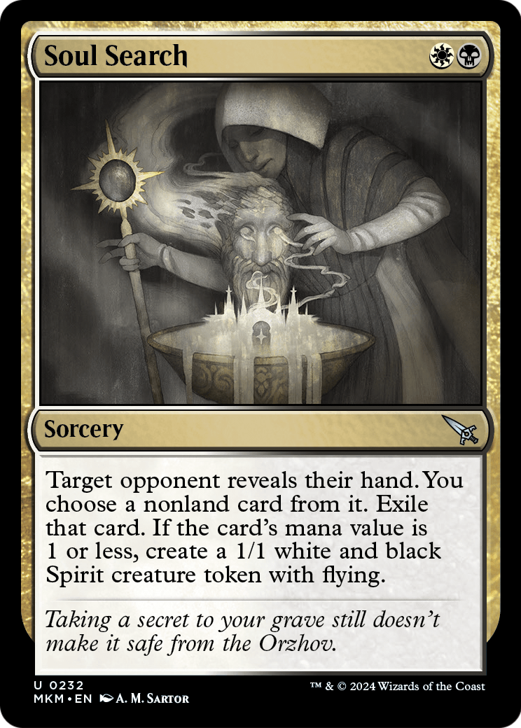 Soul Search (MKM-232) [Murders at Karlov Manor] Foil